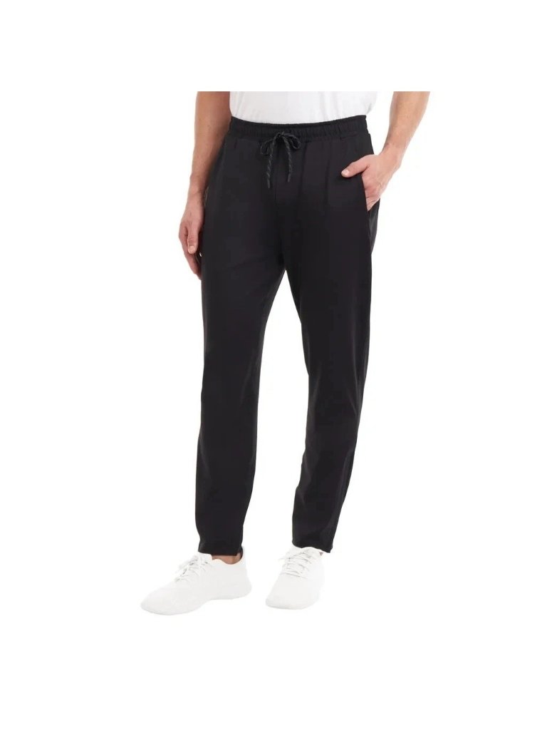Kirkland Signature Men's Xlt Active Pants Jogger Black Moisture-Wicking P0444